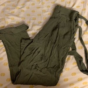 Army Green AE Flowy Pants